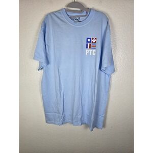 Palm Tree Crew PTC Nautical Flag Tee The Hamptons Blue XL HF25-FLAG-TEE-BLU-XL